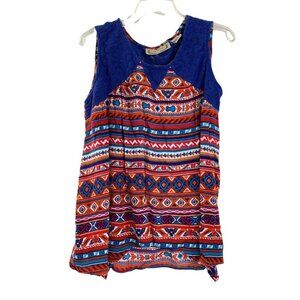 Life Style Women's Red Sleeveless Top